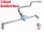 Fire Sprinkler Flexible Drop Hose 72" (1/2") Braided UL/FM