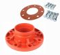 Grooved Flange Adapter Nipple 2" (802) w/Nut Bolt & Gasket Kit