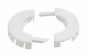 Escutcheon Repl 2PC Recessed W/Split Inner Ring WH 1/2"IPS