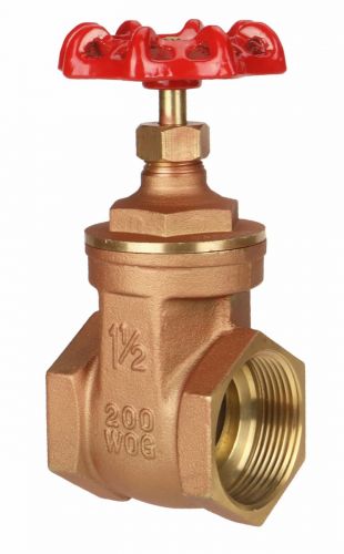 Brass Gate Valve 1-1/2" NPT thread 200#