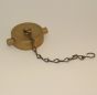 Fire Hose Cap&Chain 1-1/2"NPSH Brass (100/60#)