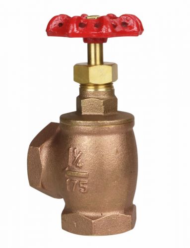 Angle Valve 1-1/4" NPT thread 200# w/Rubber Seat