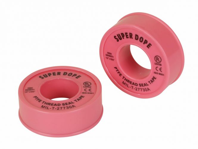 Thread Seal 1/2" x 520" High Density Pink x 0.0035"x0.8g/cm3