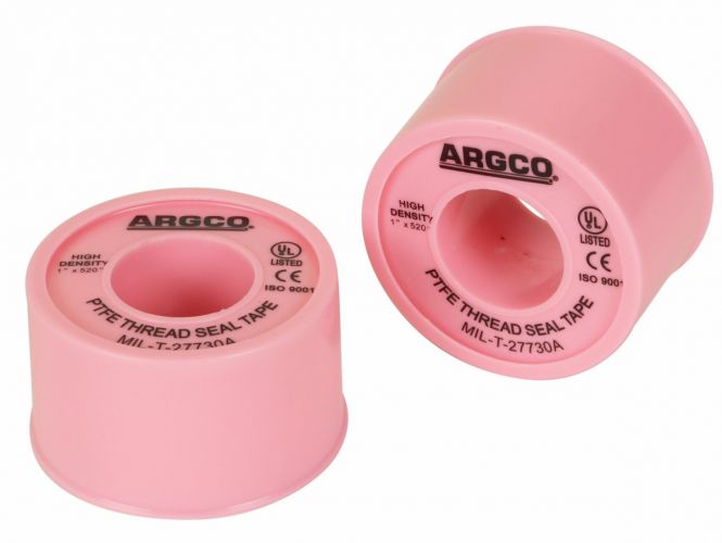 Thread Seal PTFE Tape 1" x 520" High Density Pink