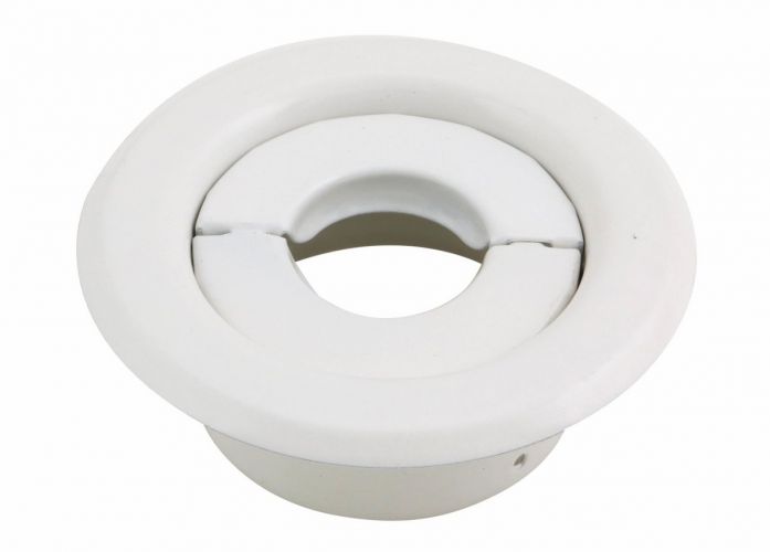 Escutcheon Repl 2PC Recessed W/Split Inner Ring WH 1/2"IPS