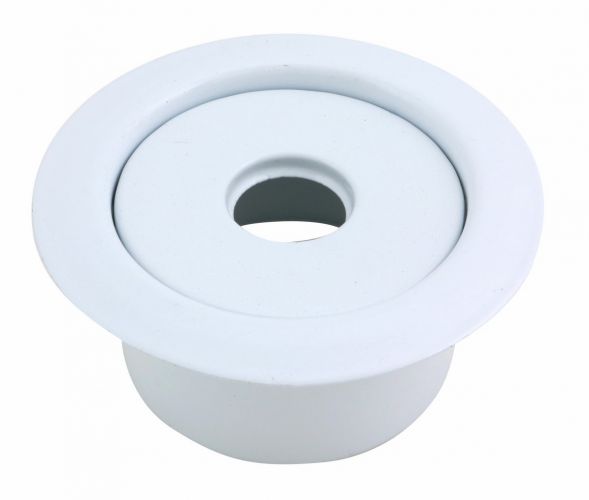 Escutcheon Recessed (Large) WH 1/2" IPS