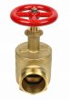 Fire Hose Angle Valve 2-1/2" NY CORP THREAD 3.00 x 8TPI (TOLEDO, OH and LINCOLN, NE)