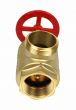 Fire Hose Angle Valve 2-1/2" NY CORP THREAD 3.00 x 8TPI (TOLEDO, OH and LINCOLN, NE)