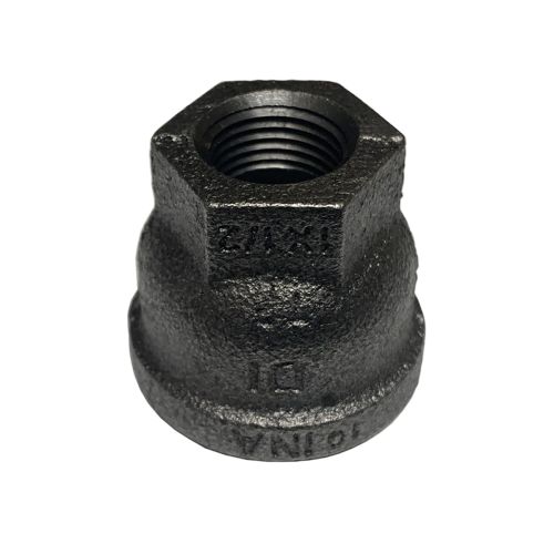 Pipe Fitting Ductile Iron Reducing Coupling 1" x 1/2"