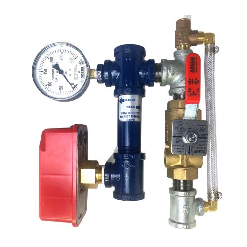 Fire Protection System Sensor Residential Riser 1-1/4" w/Pressure Relief and T&D