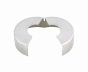 Escutcheon Replacement 2PC Alum Split 1" Deep W/Skirt 1/2"