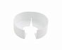 Escutcheon Replacement 2PC Alum WH Split 3/4" Deep W/Skt 1/2"