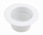 Escutcheon Replacement 2PC Alum WH Split 3/4" Deep W/Skt 1/2"