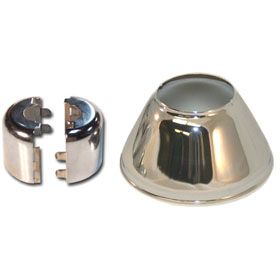 Escutcheon Repl 2PC Stl Split Cup W/Extra Deep Skt CP 1/2"