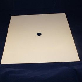 Heat Collector 12" X 12" W/1/2" IPS Hole,Alum; (7/8" Hole)