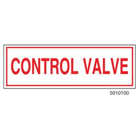 Sign Alum  6x2 Control Valve (100/1000/22#)