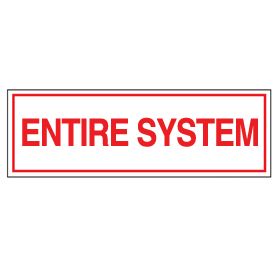 Sign Alum  6x2 Entire System (100/1000/22#)