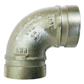 Grooved  90° 8" Elbow Short Galv (002G) (=Gruvlok #7450)