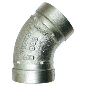 Grooved 45  6" Elbow Galv (003G)