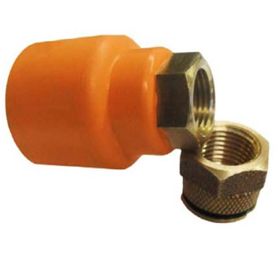 CPVC Head Adapter 1" SLIP x 3/4" FIP Brass Thread