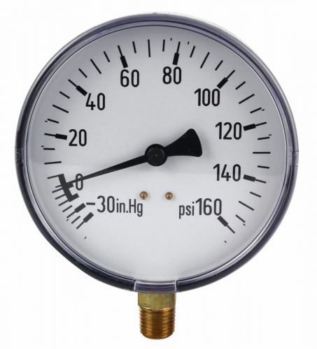 Gauge Dry Filled 4" -30 to 160# Plastic Case