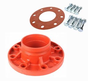 Grooved Flange Adapter Nipple 2" (802) w/Nut Bolt & Gasket Kit