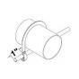 Seismic Sway Brace Pipe Attachment(Large)1-1/4"Brace, 2-1/2"Pipe(PHD 015)
