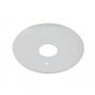 Escutcheon 1PC Alum (WH) 1-3/4"X1/2" IPS