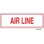 Sign Alum  6x2 Air Line (100/1000/22#)