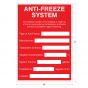 Sign Alum 5x7 Anti-Freeze System