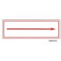 Sign Vinyl Decal 6x2 Arrow (100/.5#)