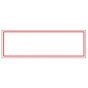 Sign Vinyl Personalized Decal 6 x 2 blank White
