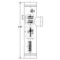 System Sensor Riser Manifold GROOVED 3" w/Test & Drain Valve