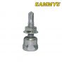 Sammy Steel DSTR-516 BOTTOM MOUNT 1/4-20 SHANK X 1" LENGTH WITH #3 NUT FOR 3/8" THREADED ROD