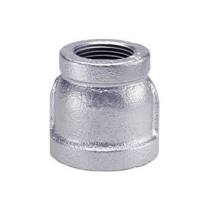 Pipe Fitting Malleable Galvanized Iron Reducing Coupling 1-1/2" x 1"